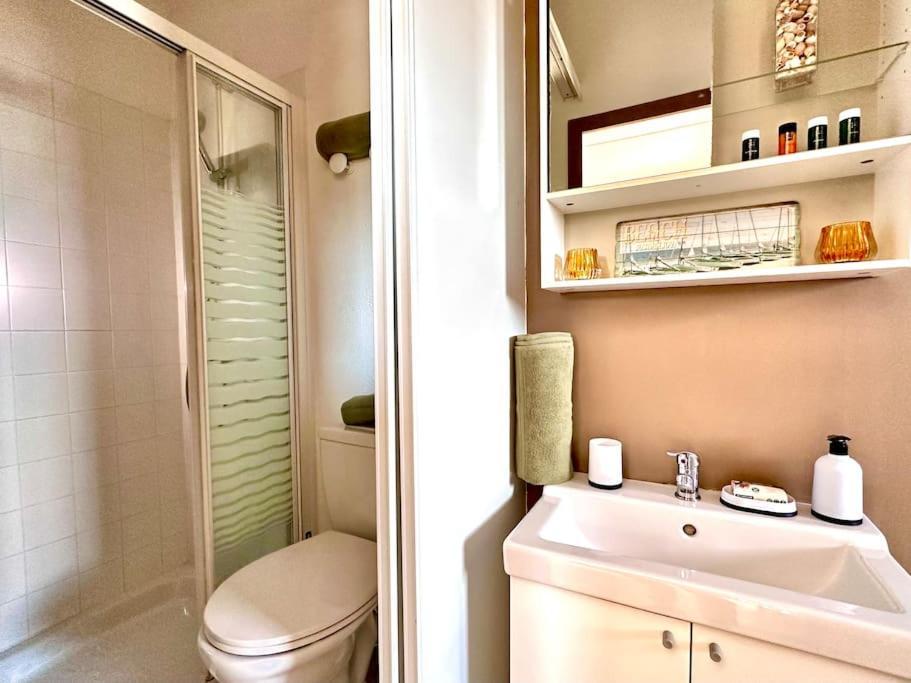 Le Coin De Mer 2, Bord De Mer, Plage 30M, Cosy, Clim, Wifi, 4 Personnes Фос-сюр-Мер Экстерьер фото